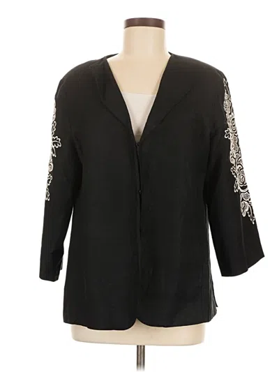 Pre-owned Bob Mackie Blazer Jacket In Black
