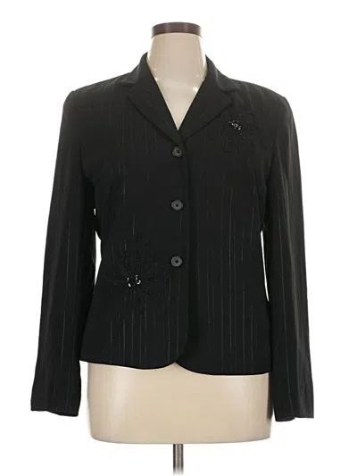 Pre-owned Bob Mackie Blazer Jacket In Black
