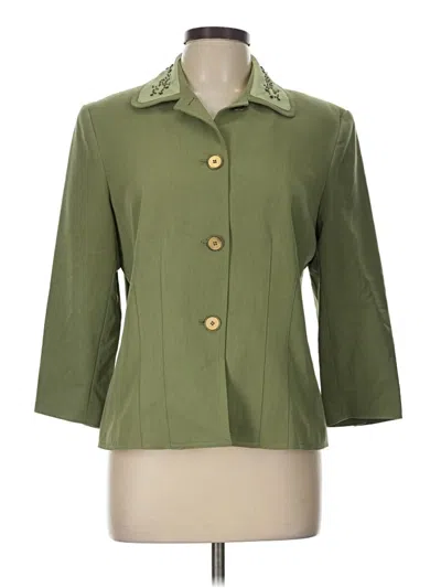 Pre-owned Bob Mackie Blazer Jacket In Green