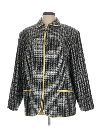 Pre-owned Bob Mackie Coat In Gray
