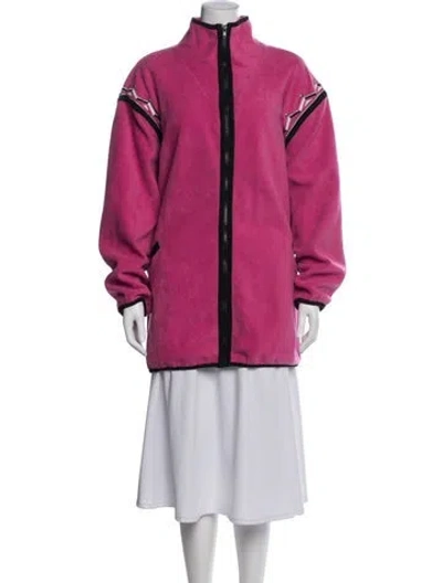 Pre-owned Bob Mackie Coat In Pink