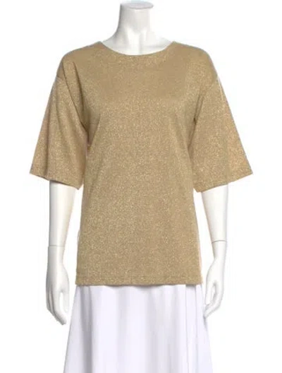 Pre-owned Bob Mackie Crew Neck Short Sleeve Top