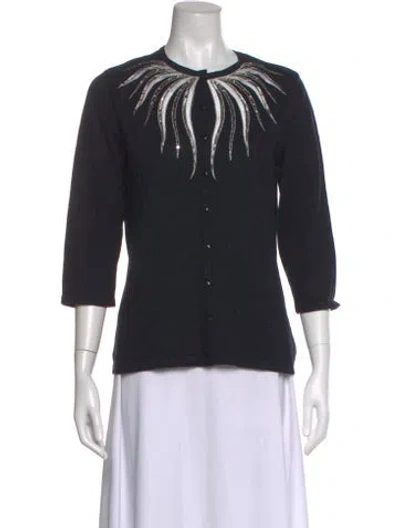 Pre-owned Bob Mackie Crew Neck Sweater In Multi