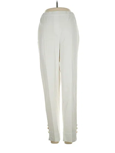 Pre-owned Bob Mackie Dress Pants In White