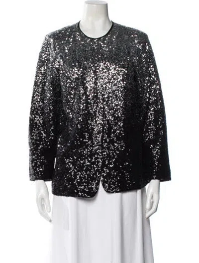 Pre-owned Bob Mackie Evening Jacket In Black