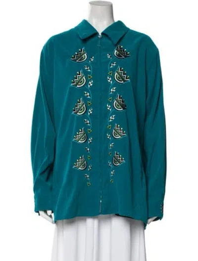 Pre-owned Bob Mackie Evening Jacket In Blue