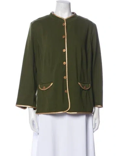 Pre-owned Bob Mackie Evening Jacket In Green