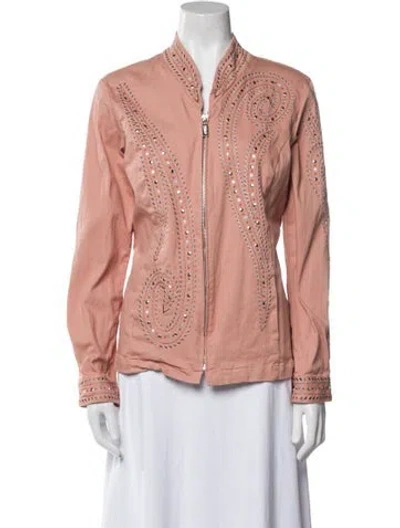 Pre-owned Bob Mackie Evening Jacket In Orange