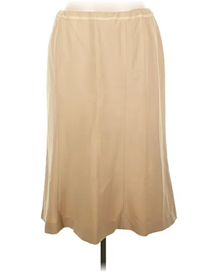 Pre-owned Bob Mackie Formal Skirt In Tan