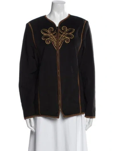 Pre-owned Bob Mackie Jacket In Black