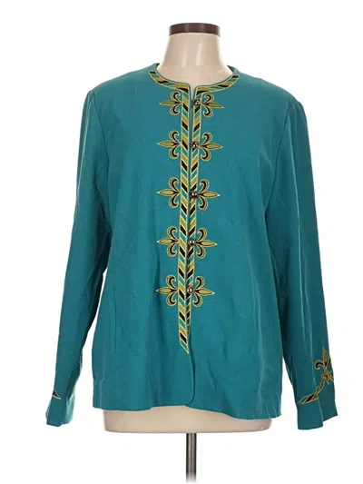 Pre-owned Bob Mackie Jacket In Blue