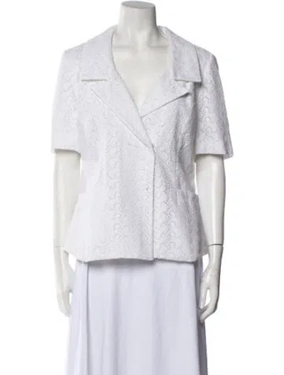 Pre-owned Bob Mackie Jacket In White