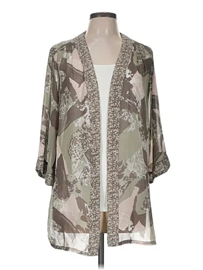 Pre-owned Bob Mackie Kimono In Gray