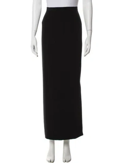 Pre-owned Bob Mackie Long Skirt In Black