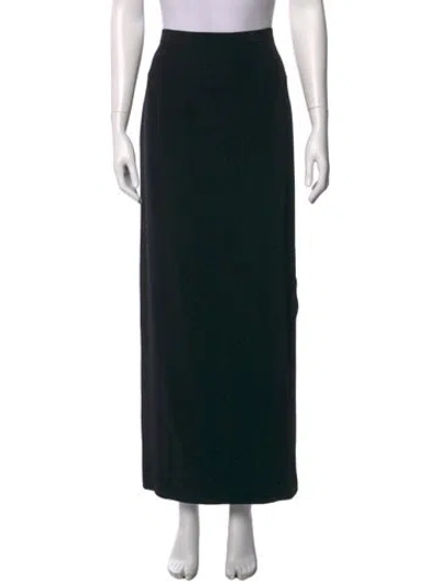 Pre-owned Bob Mackie Long Skirt In Black