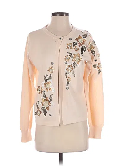 Pre-owned Bob Mackie Long Sleeve Blouse In Brown