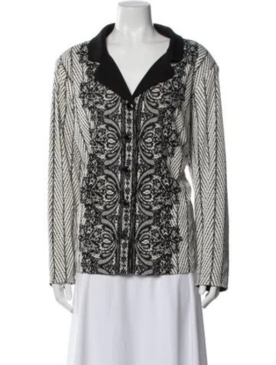 Pre-owned Bob Mackie Printed Evening Jacket In Multi