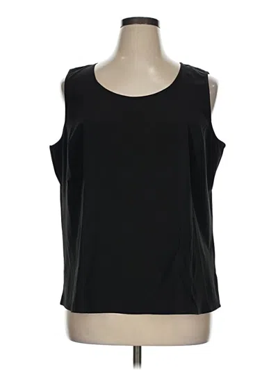 Pre-owned Bob Mackie Sleeveless Blouse In Black