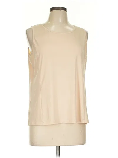 Pre-owned Bob Mackie Sleeveless Blouse In White