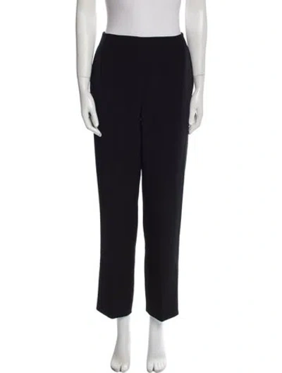Pre-owned Bob Mackie Straight Leg Pants In Black