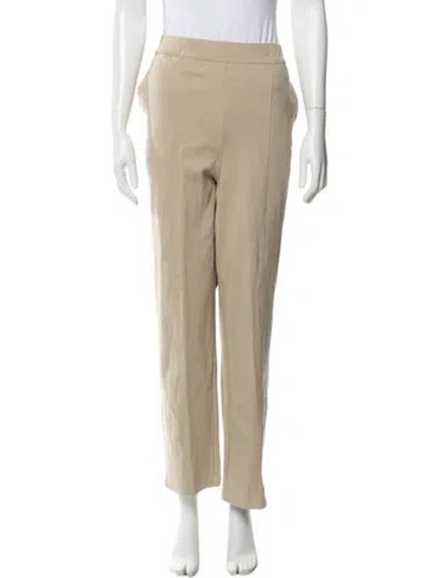Pre-owned Bob Mackie Straight Leg Pants In Neutral