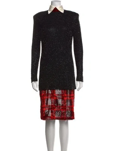 Pre-owned Bob Mackie Vintage Knee-length Dress In Multi