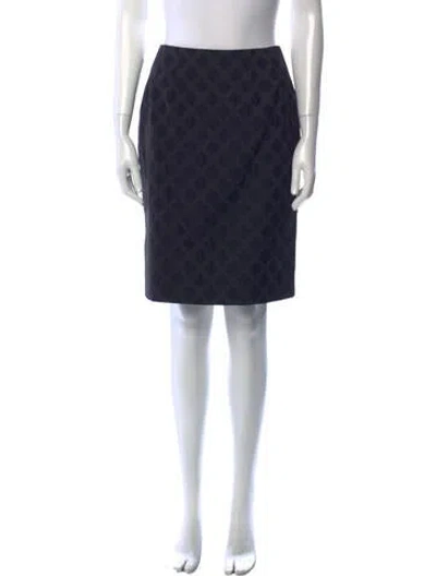 Pre-owned Bob Mackie Vintage Knee-length Skirt In Black