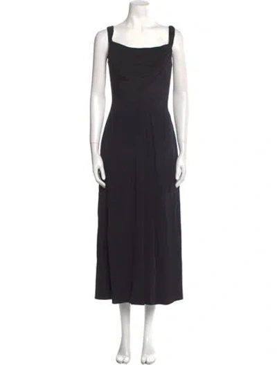 Pre-owned Bob Mackie Vintage Long Dress In Black