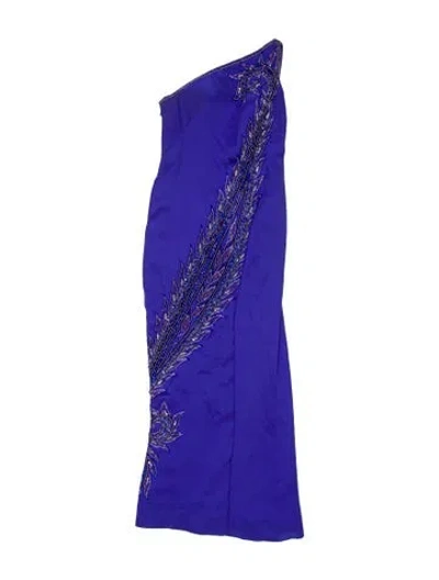 Pre-owned Bob Mackie Vintage Long Dress In Blue