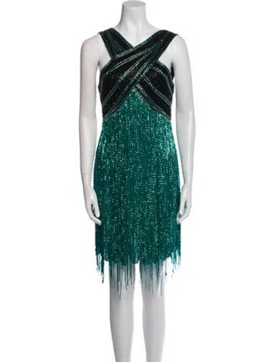 Pre-owned Bob Mackie Vintage Midi Length Dress In Multi