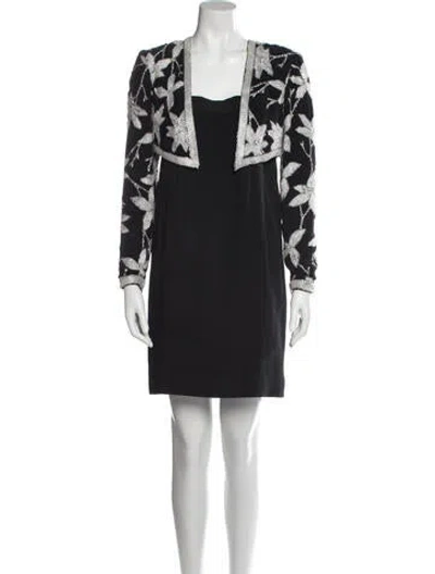 Pre-owned Bob Mackie Vintage Mini Dress In Multi