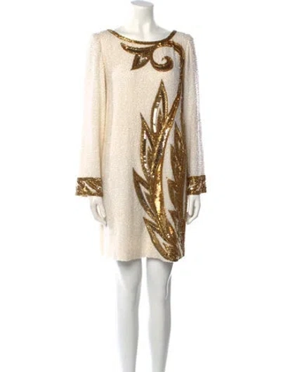 Pre-owned Bob Mackie Vintage Mini Dress In Multi