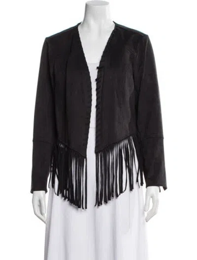 Pre-owned Bob Mackie Wearable Art Jacket In Black
