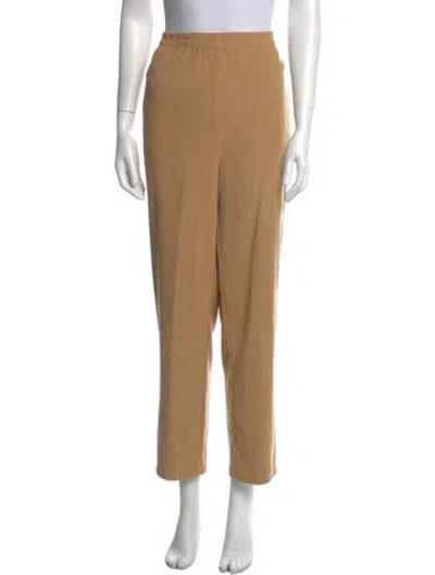 Pre-owned Bob Mackie Wearable Art Straight Leg Pants In Neutral