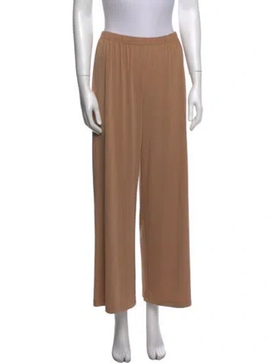 Pre-owned Bob Mackie Wearable Art Wide Leg Pants In Neutral