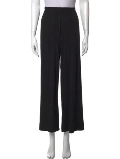 Pre-owned Bob Mackie Wearable Art Wide Leg Pants W/ Tags In Black
