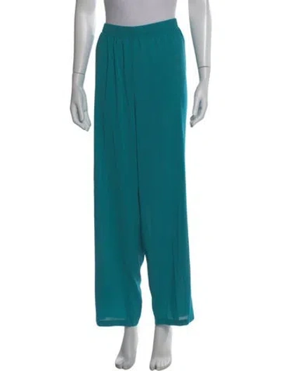 Pre-owned Bob Mackie Wide Leg Pants In Blue