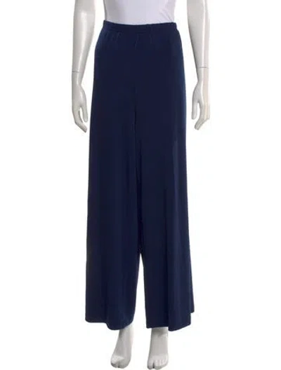 Pre-owned Bob Mackie Wide Leg Pants In Blue