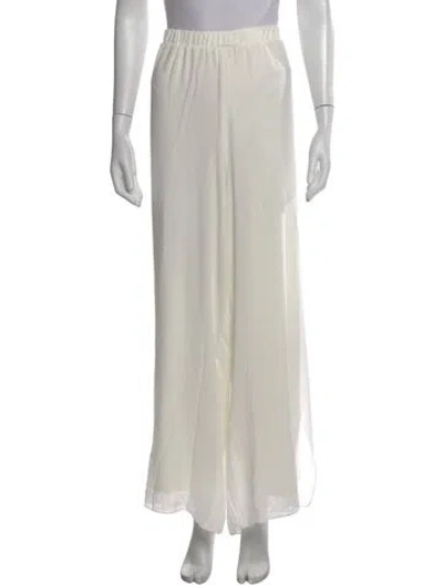 Pre-owned Bob Mackie Wide Leg Pants W/ Tags In Neutral