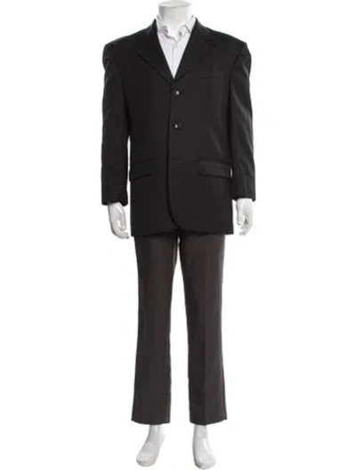 Pre-owned Bob Mackie Wool Blazer In Black