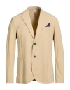 Bob Man Blazer Beige Size 36 Polyamide, Elastane In Nude