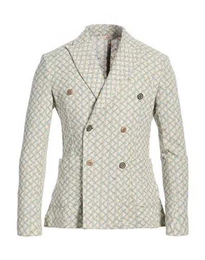 Bob Man Blazer Beige Size 40 Cotton, Polyester In Neutral