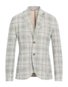 Bob Man Blazer Beige Size 44 Polyester, Cotton In Gold