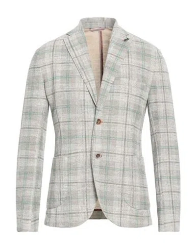 Bob Man Blazer Beige Size 44 Polyester, Cotton In Sand