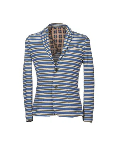 Bob Man Blazer Blue Size 42 Cotton, Polyester