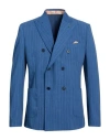 Bob Man Blazer Blue Size 42 Polyester, Viscose, Elastane