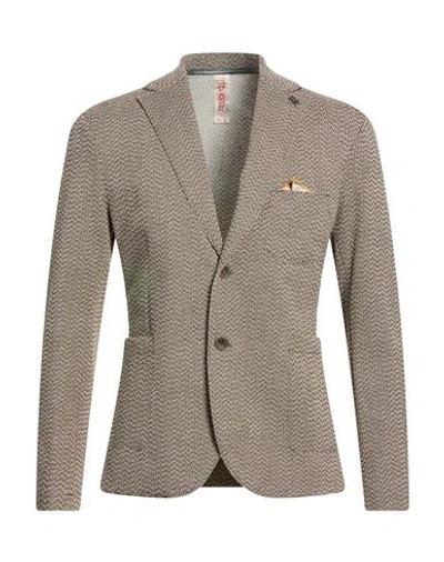 Bob Man Blazer Brown Size 44 Cotton, Polyester, Elastane
