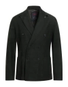Bob Man Blazer Dark Green Size 38 Acrylic, Polyester, Wool In Black