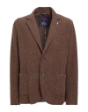 Bob Man Blazer Khaki Size 44 Acrylic, Polyester, Virgin Wool In Beige