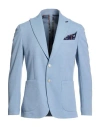 Bob Man Blazer Light Blue Size 46 Polyester, Viscose